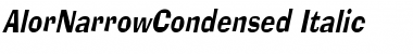 Download AlorNarrowCondensed Font Download AlorNarrowCondensed Font