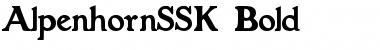 Download AlpenhornSSK Font Download AlpenhornSSK Font
