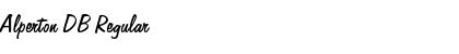 Download Alperton DB Font Download Alperton DB Font