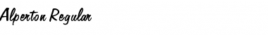 Download Alperton Font Download Alperton Font