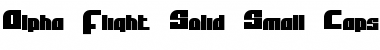 Download Alpha Flight Solid Small Caps Font Download Alpha Flight Solid Small Caps Font