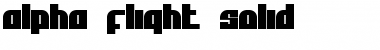 Download Alpha Flight Solid Font Download Alpha Flight Solid Font