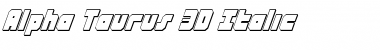 Download Alpha Taurus 3D Italic Font Download Alpha Taurus 3D Italic Font
