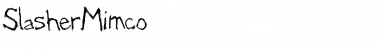 Download Slasher Mimco Font Download Slasher Mimco Font