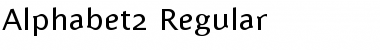 Alphabet2 Regular Font