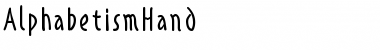 Download AlphabetismHand Font Download AlphabetismHand Font