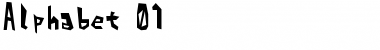 Download Alphabet_01 Font Download Alphabet_01 Font