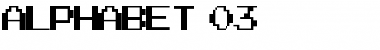 Download Alphabet_03 Font Download Alphabet_03 Font