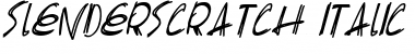 Download Slenderscratch Font Download Slenderscratch Font