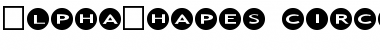 Download AlphaShapes circles Font Download AlphaShapes circles Font