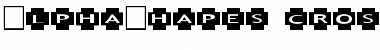 Download AlphaShapes crosses Font Download AlphaShapes crosses Font