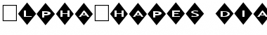Download AlphaShapes diamonds Font Download AlphaShapes diamonds Font