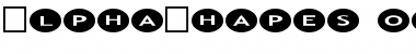 Download AlphaShapes ovals 2 Font Download AlphaShapes ovals 2 Font