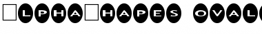 Download AlphaShapes ovals Font Download AlphaShapes ovals Font