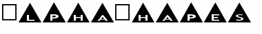 Download AlphaShapes triangles Font Download AlphaShapes triangles Font