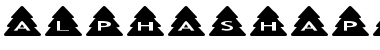 Download AlphaShapes xmas trees Font Download AlphaShapes xmas trees Font