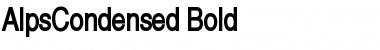 Download AlpsCondensed Font Download AlpsCondensed Font