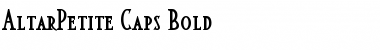 Download AltarPetite Caps Bold Font Download AltarPetite Caps Bold Font