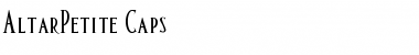 Download AltarPetite Caps Font Download AltarPetite Caps Font