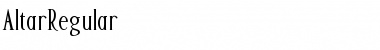 Download AltarRegular Font Download AltarRegular Font