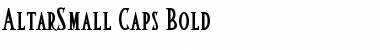 AltarSmall Caps Bold Regular Font