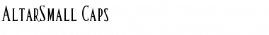 Download AltarSmall Caps Font Download AltarSmall Caps Font