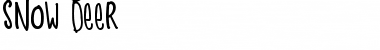 Download Snow Deer Font Download Snow Deer Font