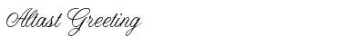 Download AltastGreeting Font Download AltastGreeting Font