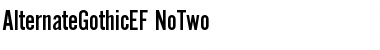 Download AlternateGothicEF NoTwo Font Download AlternateGothicEF NoTwo Font