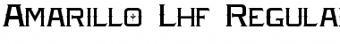 Amarillo Lhf Regular Regular Font
