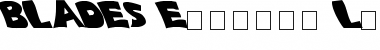 Download BLADES Extreme Lefty Font Download BLADES Extreme Lefty Font