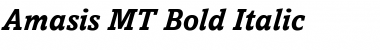 Amasis MT Bold Italic Font