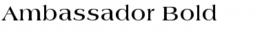 Download Ambassador Font Download Ambassador Font
