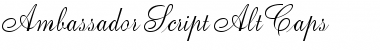 Download Ambassador Script Alt Caps Font Download Ambassador Script Alt Caps Font