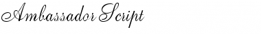 Download Ambassador Script Font Download Ambassador Script Font