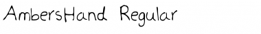 Download AmbersHand Font Download AmbersHand Font