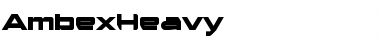 Download AmbexHeavy Font Download AmbexHeavy Font