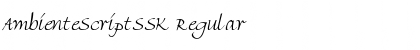 Download AmbienteScriptSSK Font Download AmbienteScriptSSK Font