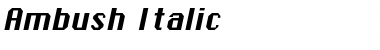 Download Ambush Font Download Ambush Font
