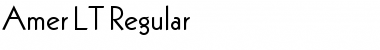 Download Amer LT Font Download Amer LT Font