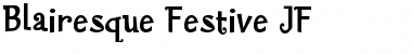 Download Blairesque Festive JF Font Download Blairesque Festive JF Font