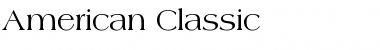 Download American Classic Font Download American Classic Font