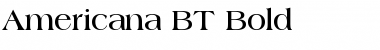 Download Americana BT Font Download Americana BT Font