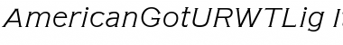 Download AmericanGotURWTLig Font Download AmericanGotURWTLig Font