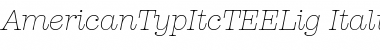 Download AmericanTypItcTEELig Font Download AmericanTypItcTEELig Font