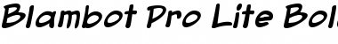 Download Blambot Pro Lite Font Download Blambot Pro Lite Font