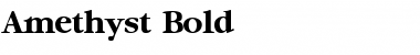 Download Amethyst Bold Font Download Amethyst Bold Font