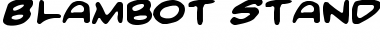 Download Blambot Standard Font Download Blambot Standard Font