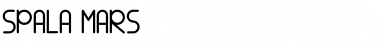 Download SPALA MARS Font Download SPALA MARS Font