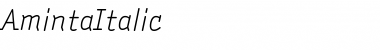 Download AmintaItalic Font Download AmintaItalic Font